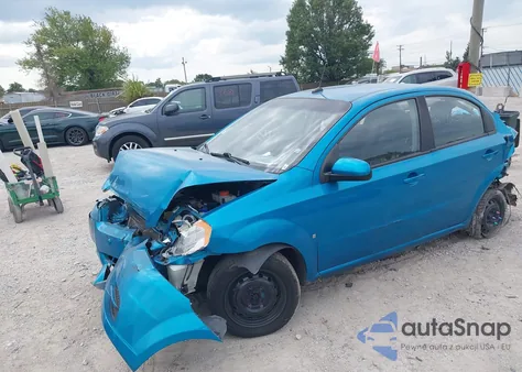 2009 Chevrolet Aveo Ls/Lt из США, поврежденный, VIN KL1TD56E79B617986